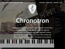 Tablet Screenshot of chronotron.com